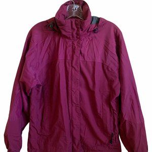 L. L. Bean Full Zip Hooded Lightweight Rain Jacket